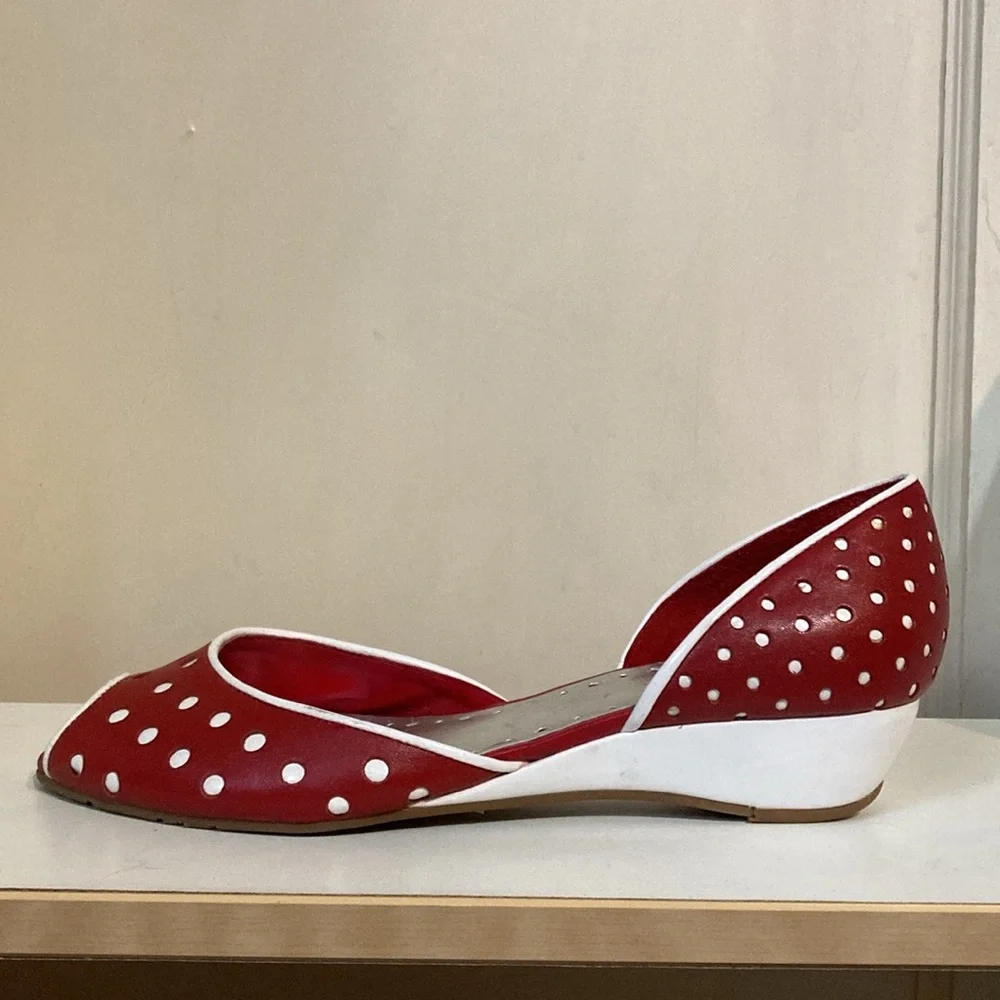 BCBGirls Peep Toe Flats - Picture 4 of 9